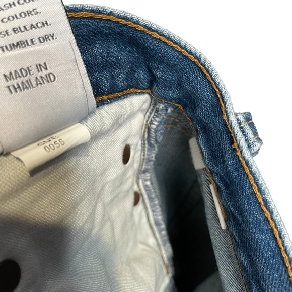 Boyish by HER Billy High Rise Jeans in Mame Wash Distressed Button Fly 28 - Picture 4 of 14